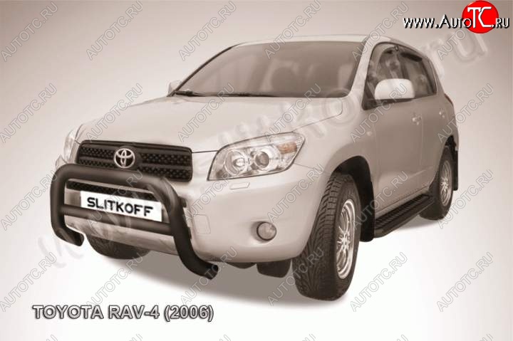 26 999 р. Кенгурятник d76 низкий Toyota RAV4 XA305 5 дв. дорестайлинг (2005-2009) (Цвет: серебристый)  с доставкой в г. Нижний Новгород