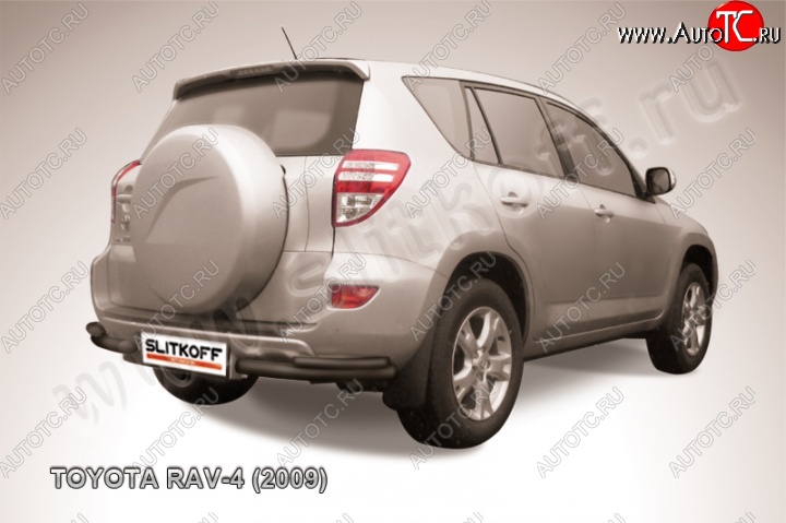 6 999 р. Уголки d57+d42 двойные Toyota RAV4 XA30 5 дв. 1-ый рестайлинг (2008-2010) (Цвет: серебристый)  с доставкой в г. Нижний Новгород