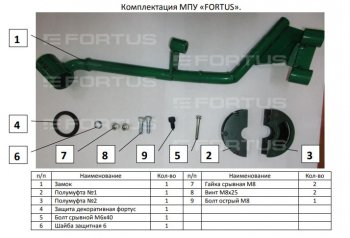 34 749 р. Замок рулевого вала FORTUS (бесштыревой) Toyota RAV4 XA50 5 дв. дорестайлинг (2018-2025)  с доставкой в г. Нижний Новгород. Увеличить фотографию 3