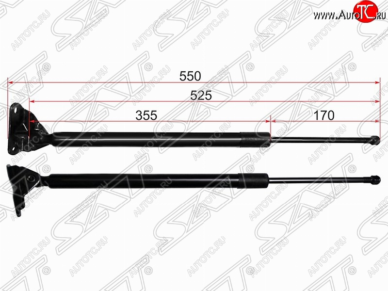 1 019 р. Правый упор крышки багажника SAT (газовый) Toyota RAV4 XA40 5 дв. дорестайлинг (2012-2015)  с доставкой в г. Нижний Новгород