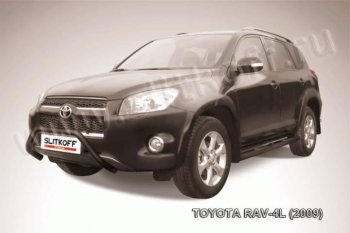 Кенгурятник d57 мини Toyota (Тойота) RAV4 (рав)  XA30 (2009-2010) XA30 5 дв. удлиненный 1-ый рестайлинг