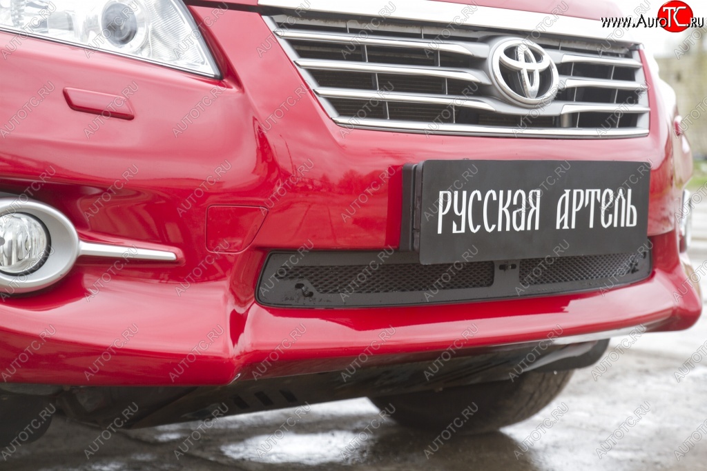 1 349 р. Защитная сетка решетки переднего бампера РА Toyota RAV4 XA30 5 дв. 2-ой рестайлинг (2010-2013)  с доставкой в г. Нижний Новгород