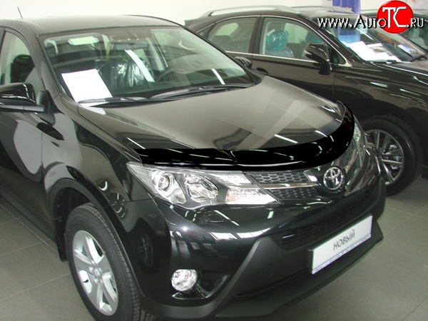 2 879 р. Дефлектор капота NovLine  Toyota RAV4  XA40 (2012-2015) 5 дв. дорестайлинг  с доставкой в г. Нижний Новгород