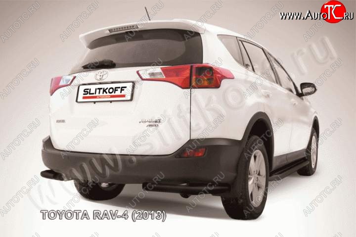 5 449 р. Уголки d57  Toyota RAV4  XA40 (2012-2015) 5 дв. дорестайлинг (Цвет: серебристый)  с доставкой в г. Нижний Новгород