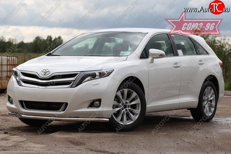 14 219 р. Защита переднего бампера одинарная Souz-96 (d60) Toyota Venza GV10 дорестайлинг (2008-2012)  с доставкой в г. Нижний Новгород