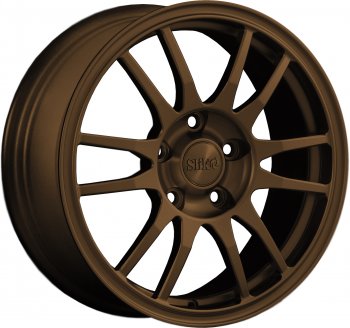 Кованый диск Slik classik R16x6.5 Коньячная бронза. Глянец (BRZCGN) 6.5x16 Audi A3 8L1 хэтчбэк 3 дв. дорестайлинг (1996-2000) 5x100.0xDIA57.1xET38.0