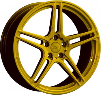 20 749 р. Кованый диск Slik PREMIUM L-726 7.5x17 Chevrolet Orlando (2011-2018) 5x115.0xDIA70.1xET41.0 (Ярко желтый RAL1021 (YELLOW)). Увеличить фотографию 1