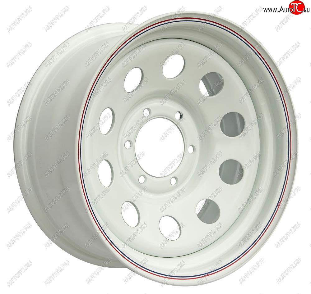 8 449 р. Штампованый диск OFF-ROAD Wheels (стальной усиленный, круг - белый). 8.0 x 17  Nissan Safari  Y61 (1997-1999), Toyota FJ-Cruiser (2006-2018)  с доставкой в г. Нижний Новгород