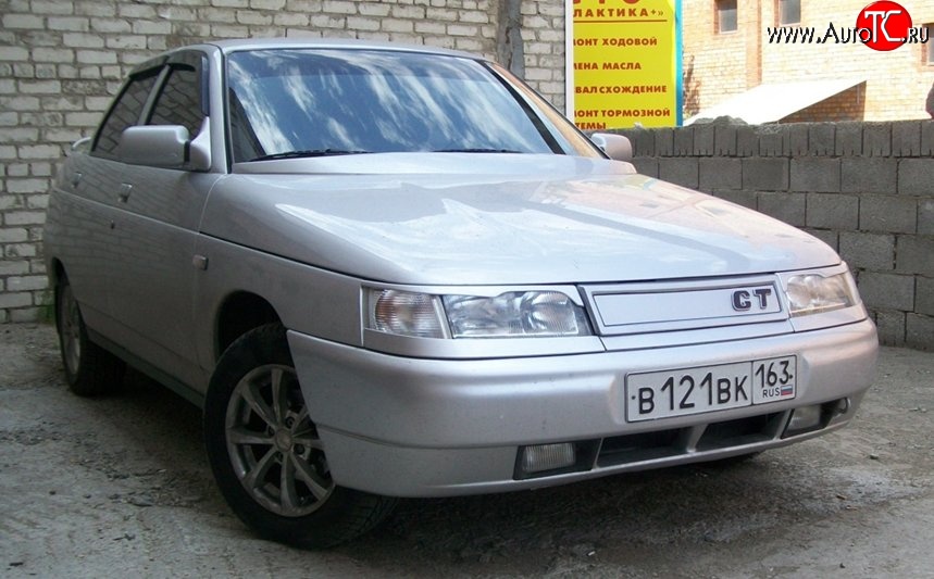 649 р. Решётка радиатора GT Лада 2110 седан (1995-2007) (Неокрашенная)  с доставкой в г. Нижний Новгород