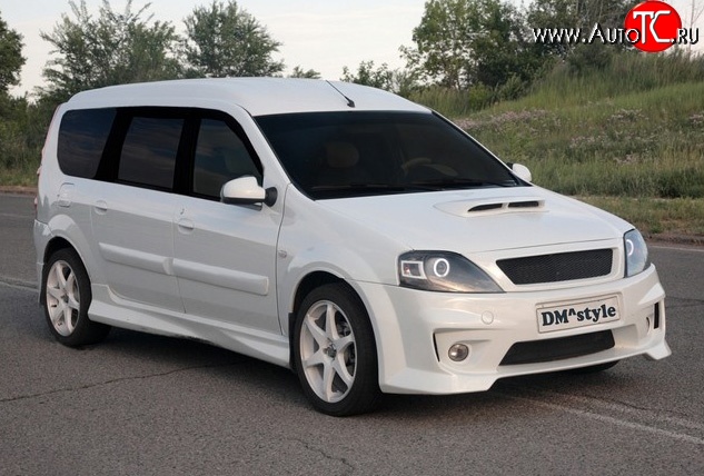 5 199 р. Пороги накладки DMstyle  Лада Ларгус (2012-2025) дорестайлинг R90, рестайлинг R90 (Неокрашенные)  с доставкой в г. Нижний Новгород