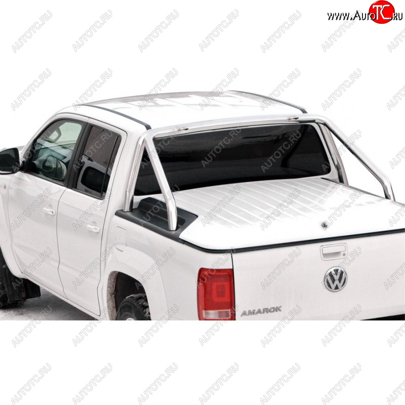 36 699 р. Защитная дуга багажника ТехноСфера (Техно Сфера) (Ø63,5 мм)  Volkswagen Amarok (2009-2016) дорестайлинг (Нержавейка)  с доставкой в г. Нижний Новгород