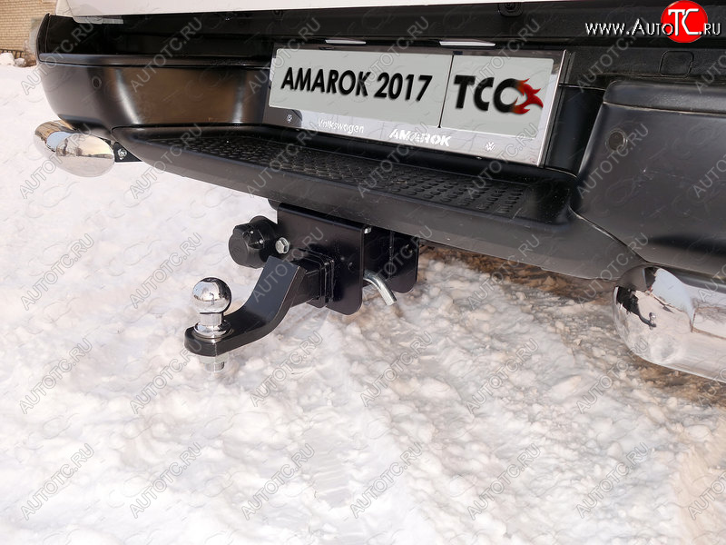 12 349 р. Фаркоп (тягово-сцепное устройство) TCC Volkswagen Amarok рестайлинг (2016-2022) (Оцинкованный, шар E - оцинкованный)  с доставкой в г. Нижний Новгород