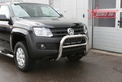 14 669 р. Защита переднего бампера Souz-96 (d76) Volkswagen Amarok дорестайлинг (2009-2016)  с доставкой в г. Нижний Новгород. Увеличить фотографию 2