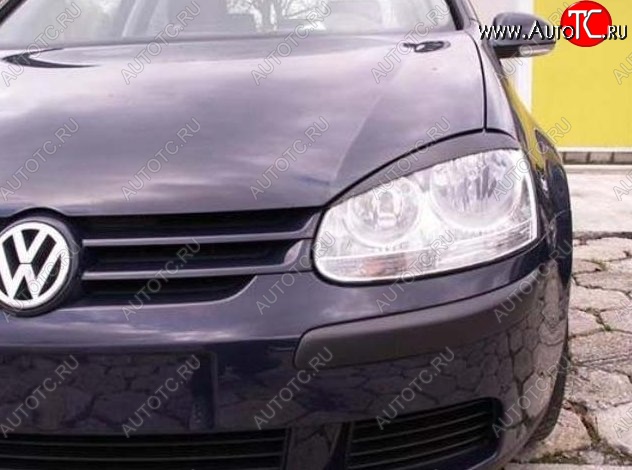 1 649 р. Реснички на фары CT Volkswagen Golf 5 универсал (2003-2009) (Неокрашенные)  с доставкой в г. Нижний Новгород