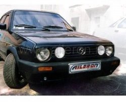 399 р. Накладка на фары Aileron Volkswagen Golf 2 (1983-1992) (Неокрашенные)  с доставкой в г. Нижний Новгород. Увеличить фотографию 1