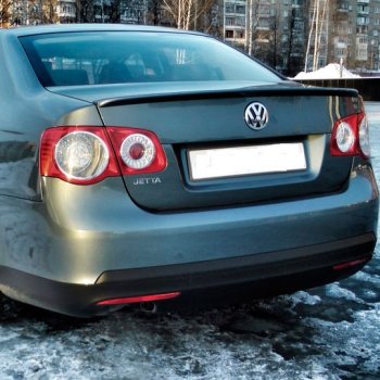 3 399 р. Лип спойлер АВТОКРАТ Volkswagen Jetta A5 седан (2005-2011) (Неокрашенный)  с доставкой в г. Нижний Новгород. Увеличить фотографию 2