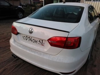 3 049 р. Лип спойлер АВТОКРАТ Volkswagen Jetta A6 седан дорестайлинг (2011-2015) (Неокрашенный)  с доставкой в г. Нижний Новгород. Увеличить фотографию 2