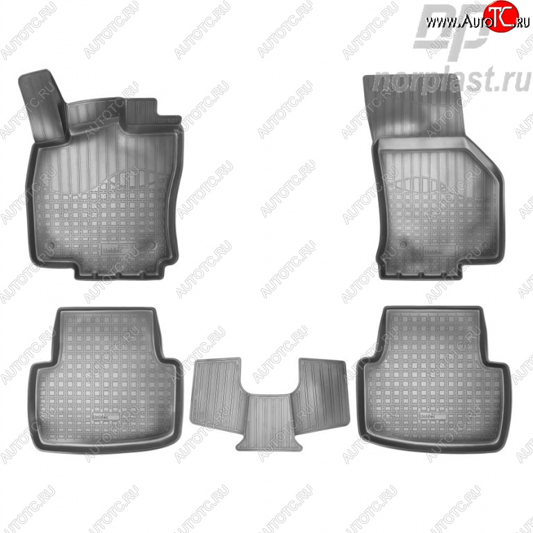 2 479 р. Комплект ковриков в салон Norplast  Volkswagen Passat ( B8,  B8.5) (2015-2024) седан дорестайлинг, универсал дорестайлинг, седан рестайлинг, универсал рестайлинг  с доставкой в г. Нижний Новгород