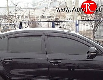 999 р. Комплект дефлекторов окон (ветровиков) 4 шт. (седан) Russtal Volkswagen Passat B6 седан (2005-2011)  с доставкой в г. Нижний Новгород