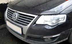 3 299 р. Дефлектор капота NovLine  Volkswagen Passat  B6 (2005-2011) седан  с доставкой в г. Нижний Новгород. Увеличить фотографию 1