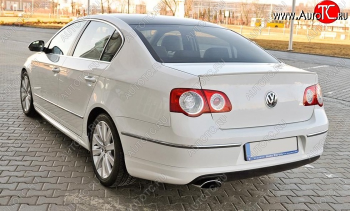 3 449 р. Лип спойлер R-LINE STYLE Volkswagen Passat B6 седан (2005-2011) (Неокрашенный)  с доставкой в г. Нижний Новгород