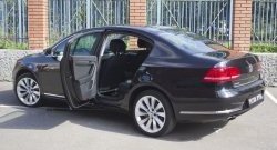 2 259 р. Накладки на порожки RA (комплект) Volkswagen Passat B7 универсал (2010-2015)  с доставкой в г. Нижний Новгород. Увеличить фотографию 2