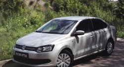 1 629 р. Реснички на фары RA Volkswagen Polo 5 хэтчбек дорестайлинг (2009-2015) (Неокрашенные)  с доставкой в г. Нижний Новгород. Увеличить фотографию 4