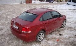 4 199 р. Козырёк на заднее лобовое стекло Sport  Volkswagen Polo  5 (2009-2020) седан дорестайлинг, хэтчбек рестайлинг (Неокрашенный)  с доставкой в г. Нижний Новгород. Увеличить фотографию 5