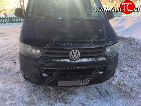 999 р. Дефлектор капота Russtal (вариант Б) Volkswagen Transporter T5 рестайлинг (2009-2015)  с доставкой в г. Нижний Новгород