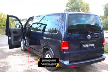 939 р. Накладки на внутренние пороги передних дверей RA Volkswagen Transporter T5 рестайлинг (2009-2015)  с доставкой в г. Нижний Новгород. Увеличить фотографию 4