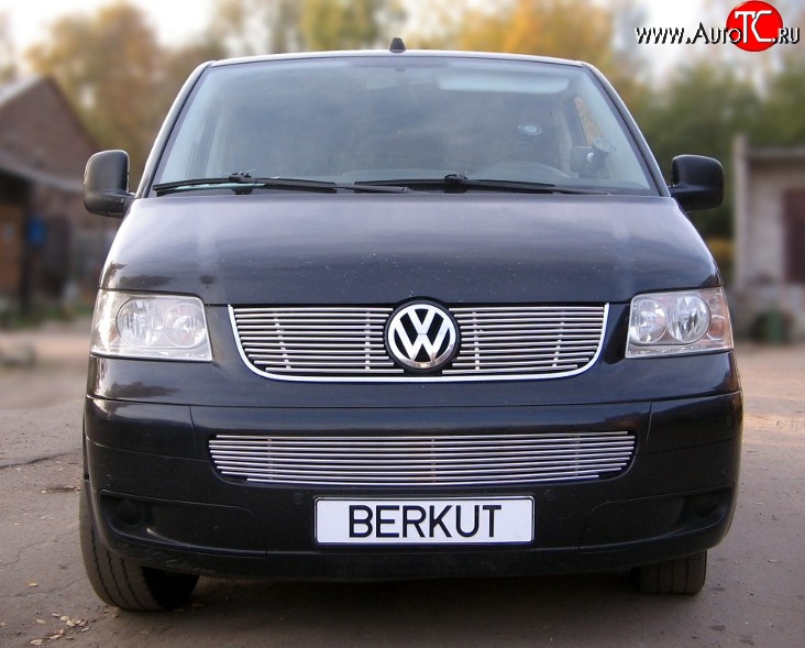 5 999 р. Декоративная вставка воздухозаборника Berkut Volkswagen Transporter T5 дорестайлинг (2003-2009)  с доставкой в г. Нижний Новгород