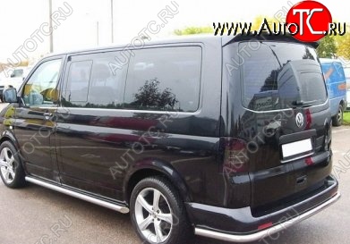 6 249 р. Лип спойлер CT Volkswagen Transporter T5 дорестайлинг (2003-2009) (Неокрашенный)  с доставкой в г. Нижний Новгород