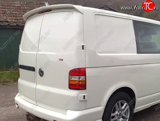 6 249 р. Лип спойлер Распашонка Volkswagen Transporter T5 дорестайлинг (2003-2009) (Неокрашенный)  с доставкой в г. Нижний Новгород