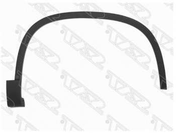 1 179 р. Правый молдинг арки крыла SAT (передний)  Volkswagen Tiguan  NF (2006-2017) дорестайлинг, рестайлинг  с доставкой в г. Нижний Новгород. Увеличить фотографию 1