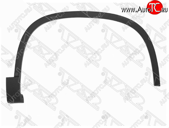 1 179 р. Правый молдинг арки крыла SAT (передний) Volkswagen Tiguan NF дорестайлинг (2006-2011)  с доставкой в г. Нижний Новгород