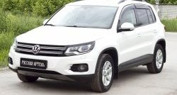 549 р. Реснички на фары RA  Volkswagen Tiguan  NF (2011-2017) рестайлинг (Неокрашенные)  с доставкой в г. Нижний Новгород. Увеличить фотографию 3