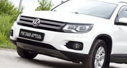 549 р. Реснички на фары RA  Volkswagen Tiguan  NF (2011-2017) рестайлинг (Неокрашенные)  с доставкой в г. Нижний Новгород. Увеличить фотографию 4