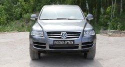 999 р. Реснички на фары RA Volkswagen Touareg GP дорестайлинг (2002-2007) (Неокрашенные)  с доставкой в г. Нижний Новгород. Увеличить фотографию 3