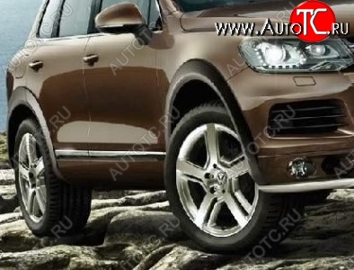 21 849 р. Накладки на колёсные арки CT v3 Volkswagen Touareg NF дорестайлинг (2010-2014) (Неокрашенные)  с доставкой в г. Нижний Новгород