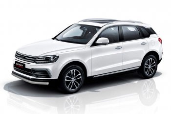 6 999 р. Защита переднего бампера Slitkoff (d57 мм)  Zotye Coupa  B11F (2019-2021) (Сталь с полимерным покрытием. Цвет: серебристый)  с доставкой в г. Нижний Новгород. Увеличить фотографию 1