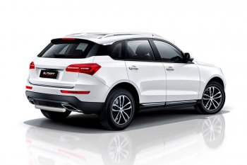 Защита заднего бампера Slitkoff (короткая, d57 мм) Zotye (Зоти) Coupa (Купа)  B11F (2019-2021) B11F